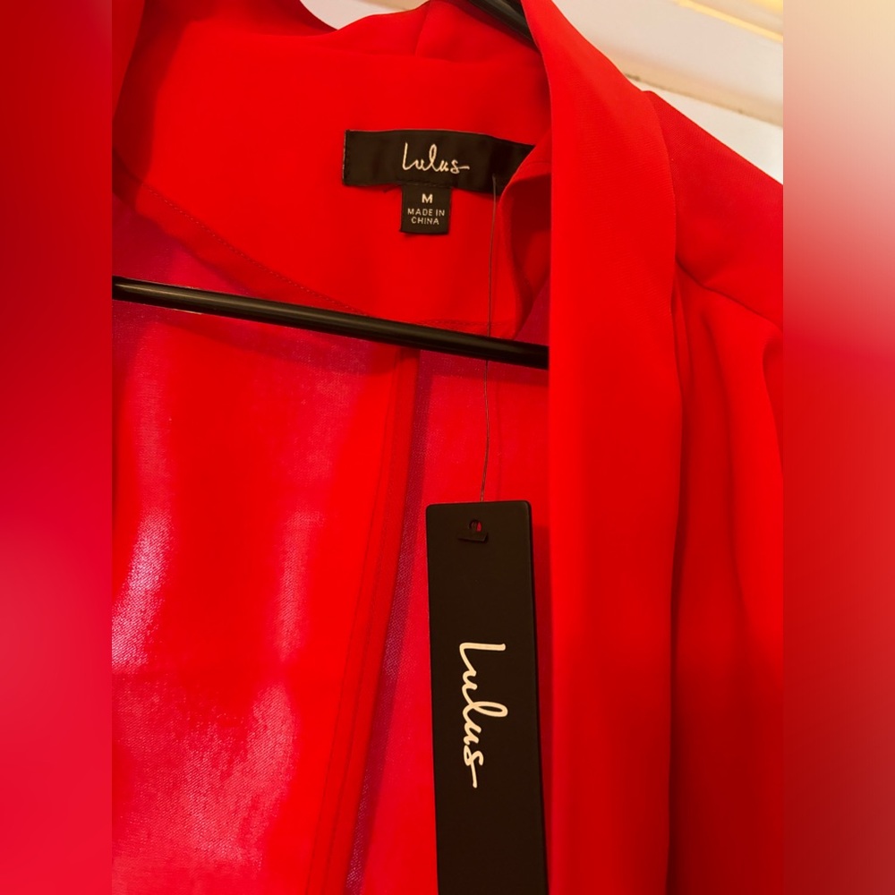 Red medium blazer - Picture 2 of 2